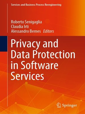 cover image of Privacy and Data Protection in Software Services